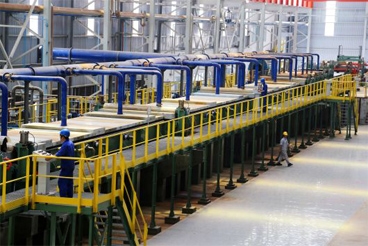  Công đoạn tẩy rỉ  dùng axit HCL trong nhà máy sản xuất thép
