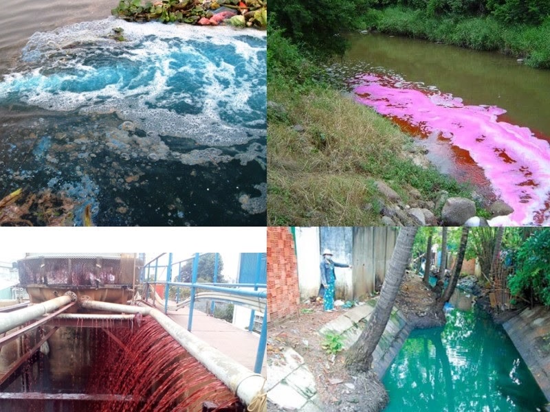Tác động của nước thải dệt nhuộm đến môi trường và con người