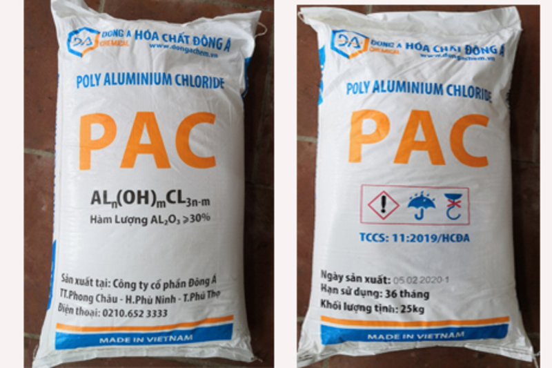 PAC được sản xuất tại Công ty CP Đông Á