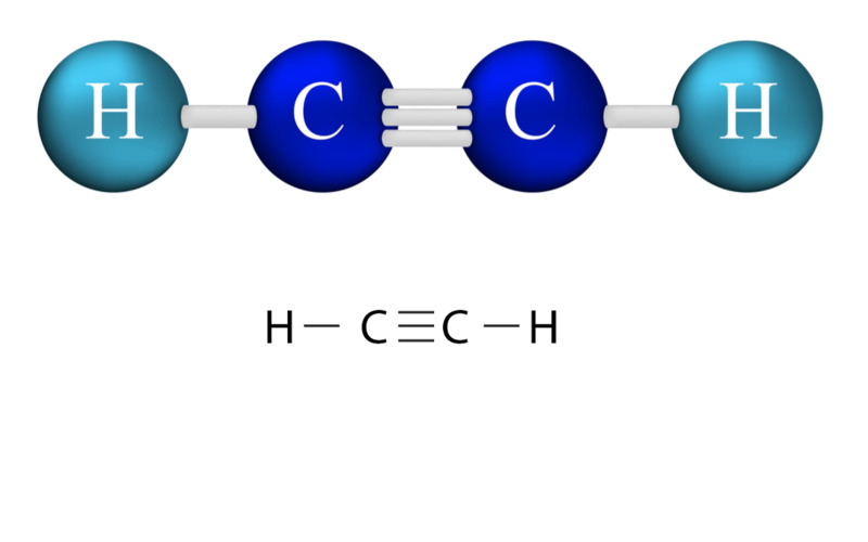 Công thức cấu tạo axetilen - Khám phá cấu trúc hóa học của ethin