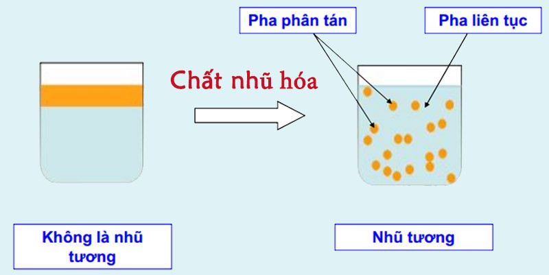 Sự hình thành của nhũ tương