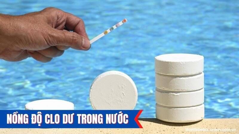 Tiêu chuẩn clo dư trong nước