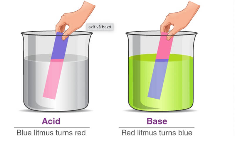 Cách nhận biết dung dịch bazơ bằng phenoltalein và quỳ tím