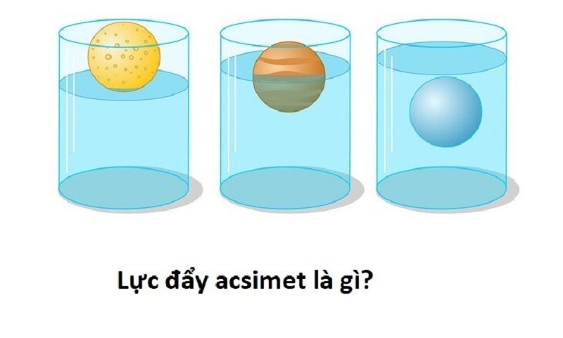 Lực đẩy Acsimet là gì? Tìm hiểu nguyên lý và ứng dụng thực tế