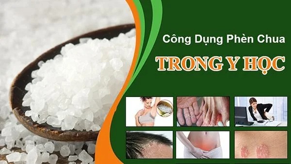 Phèn chua ứng dụng trong y học