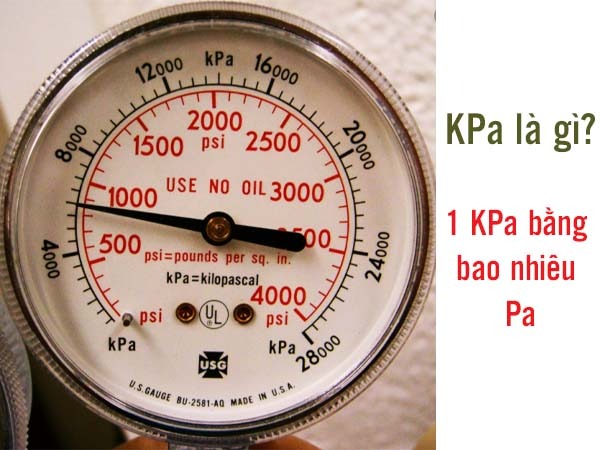 Kpa là gì? Tìm hiểu về kilopascal và ứng dụng trong đời